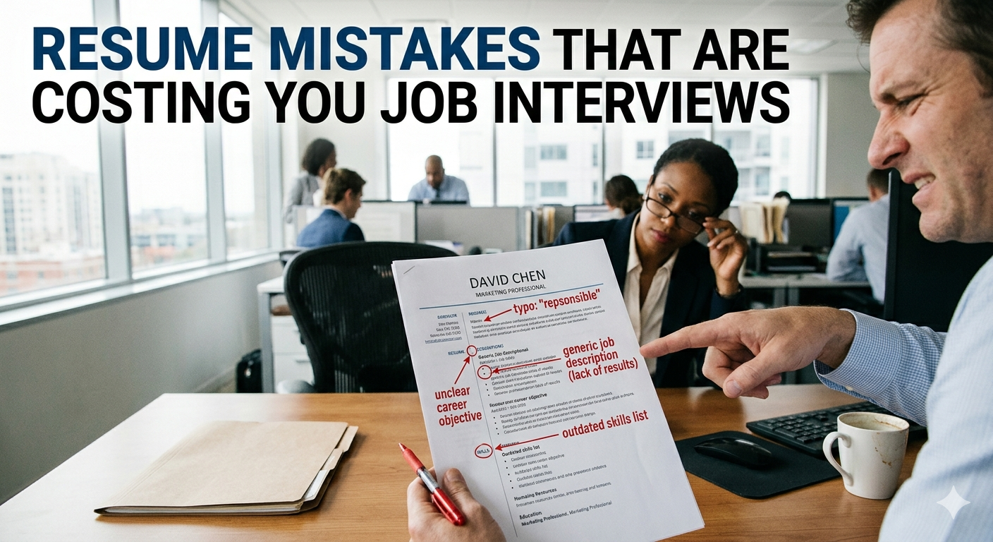 Resume Mistakes That Are Costing You Job Interviews