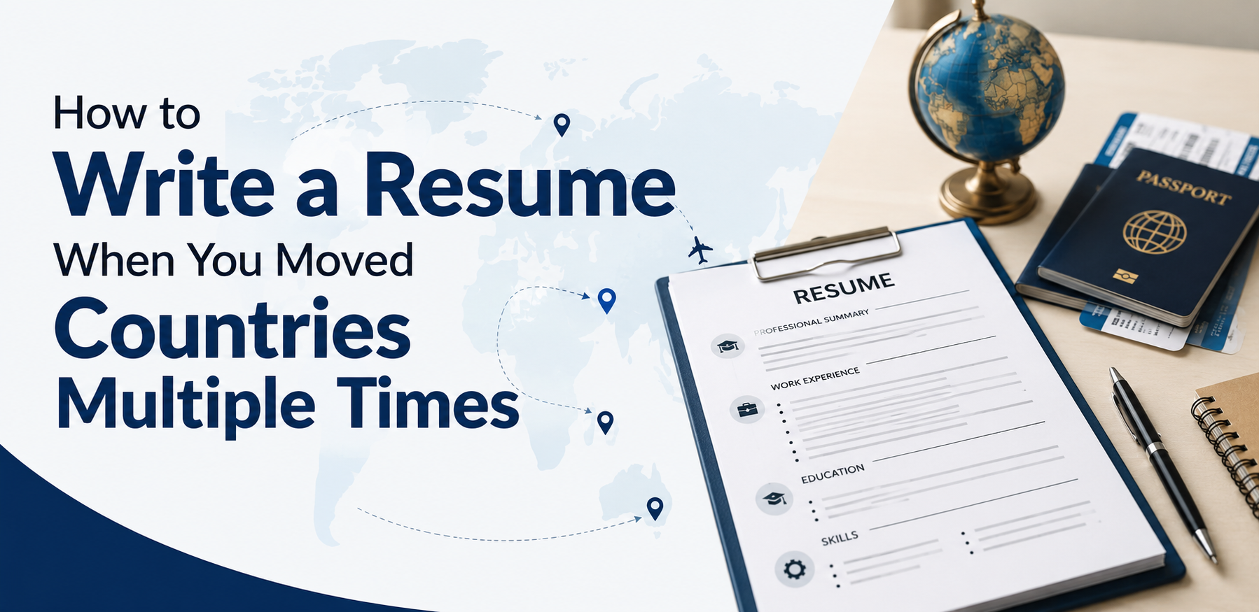 How to Write a Resume When You Moved Countries Multiple Times