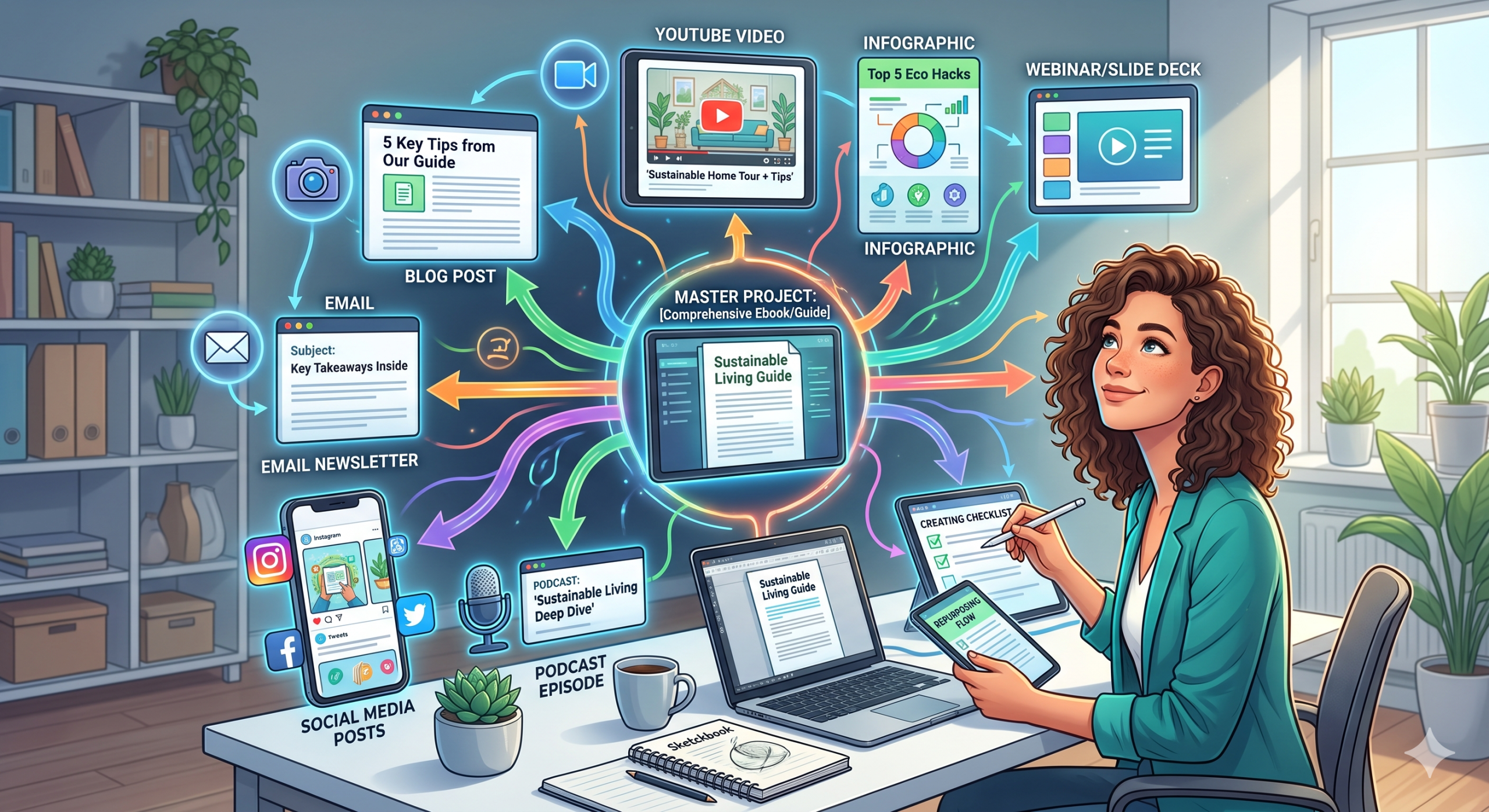 How to Repurpose One Project Into Multiple Content Pieces