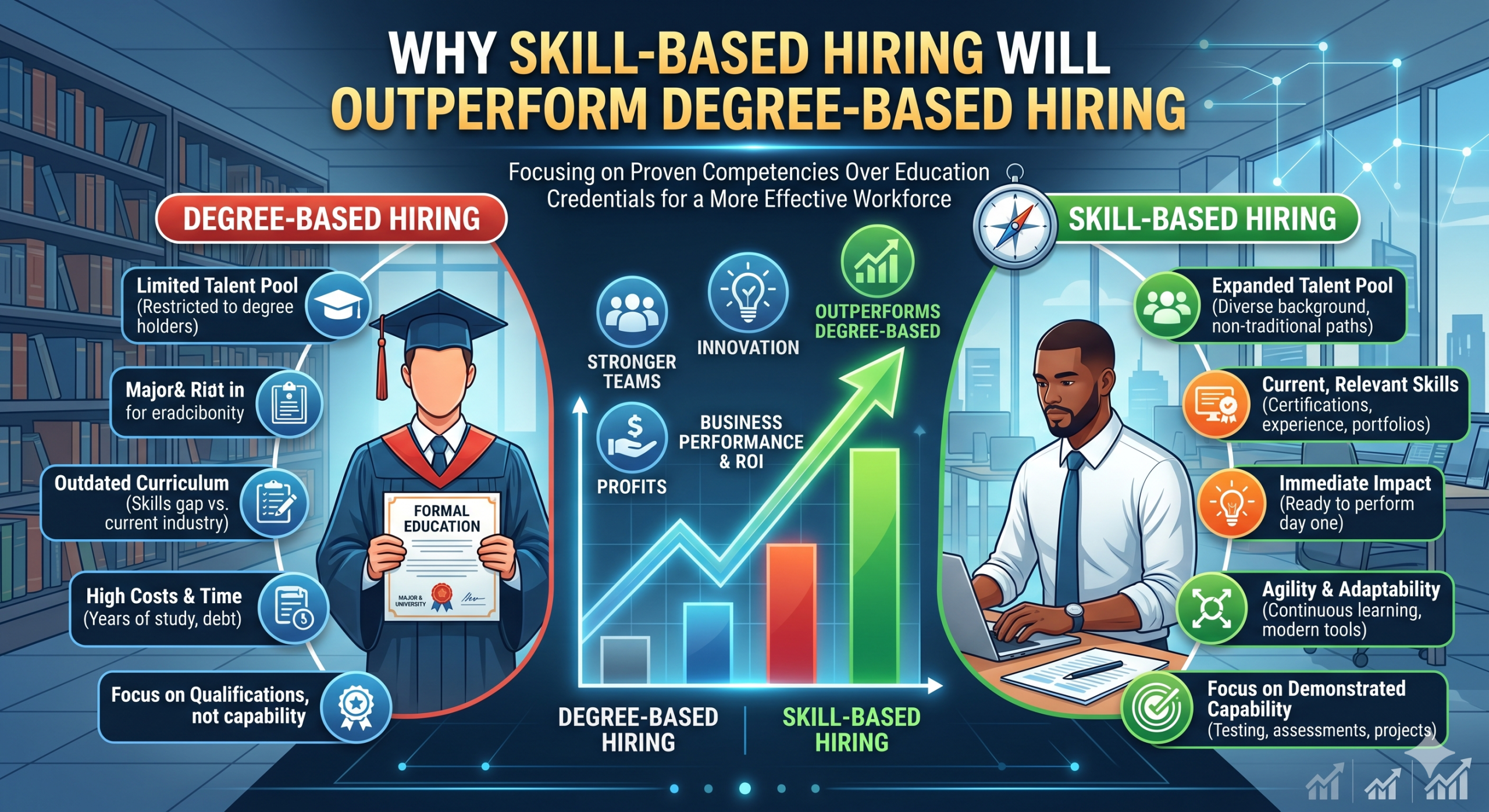 Why Skill-Based Hiring Will Outperform Degree-Based Hiring