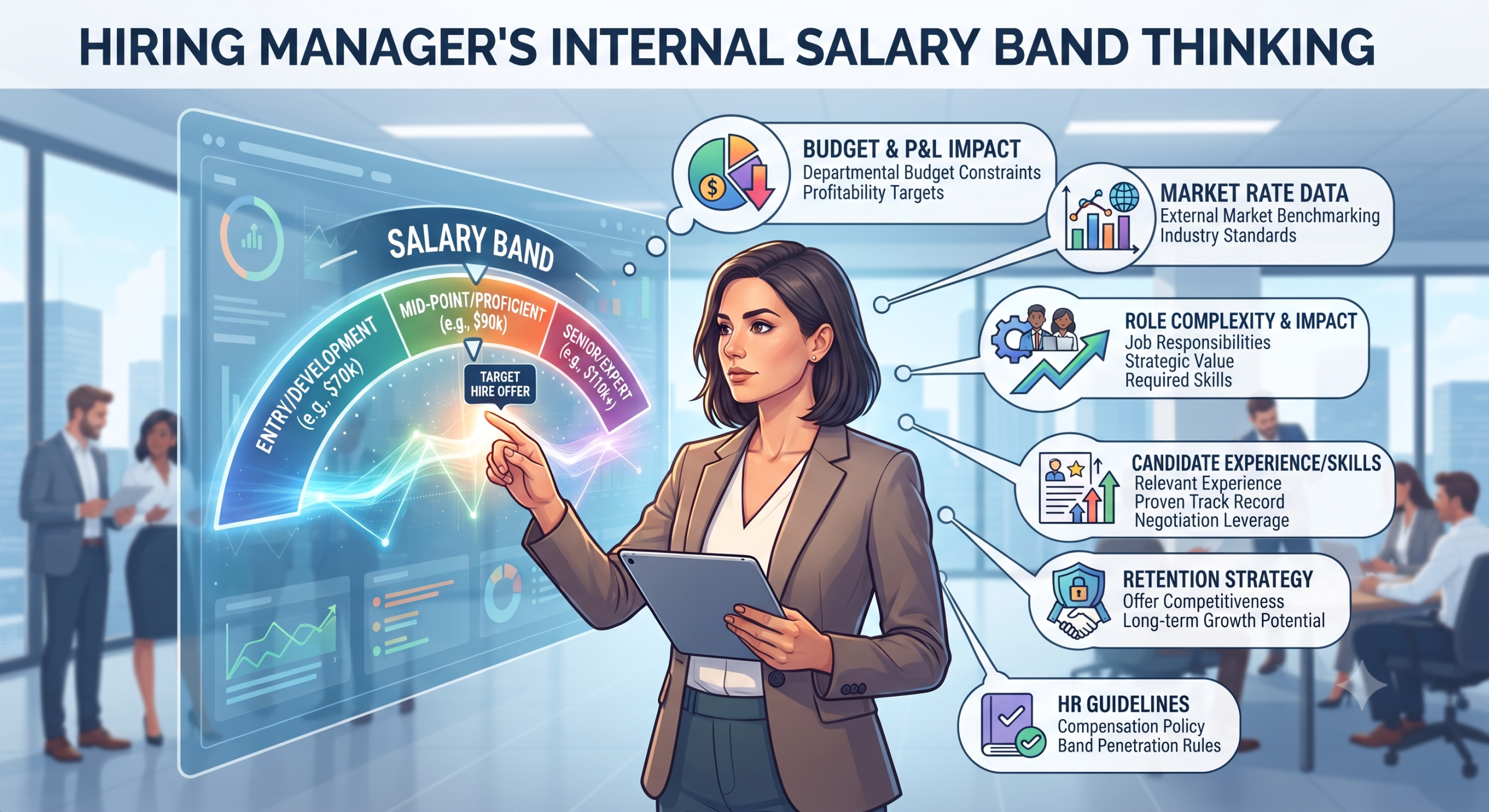 How Hiring Managers Think About Salary Bands Internally