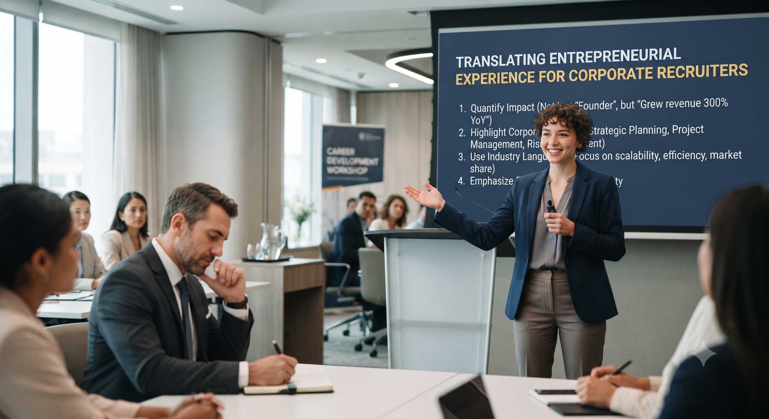 How to Present Entrepreneurship Experience to Corporate Recruiters