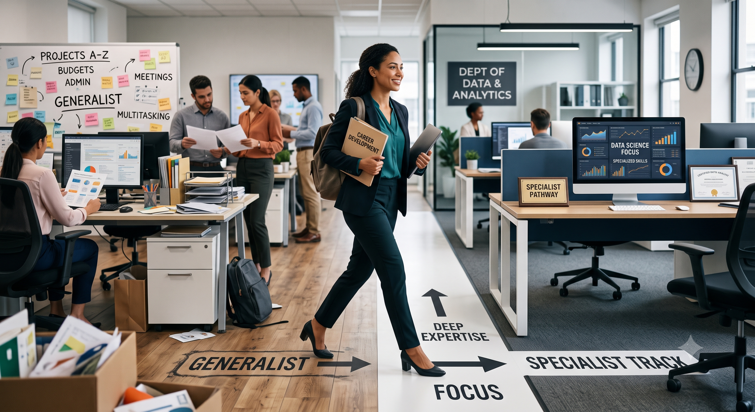 How to Move From a Generalist Role to a Specialist Track