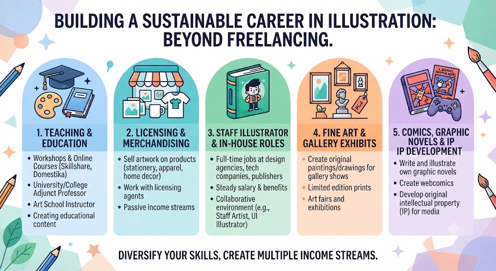 Illustration Career Guide: How to Build a Sustainable Career
