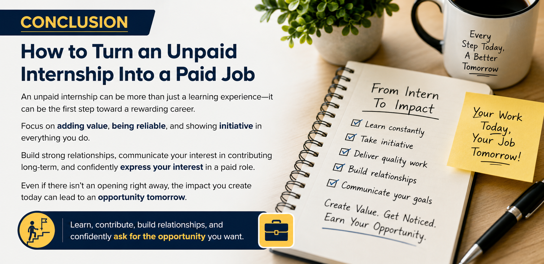 How to Turn an Unpaid Internship Into a Paid Job