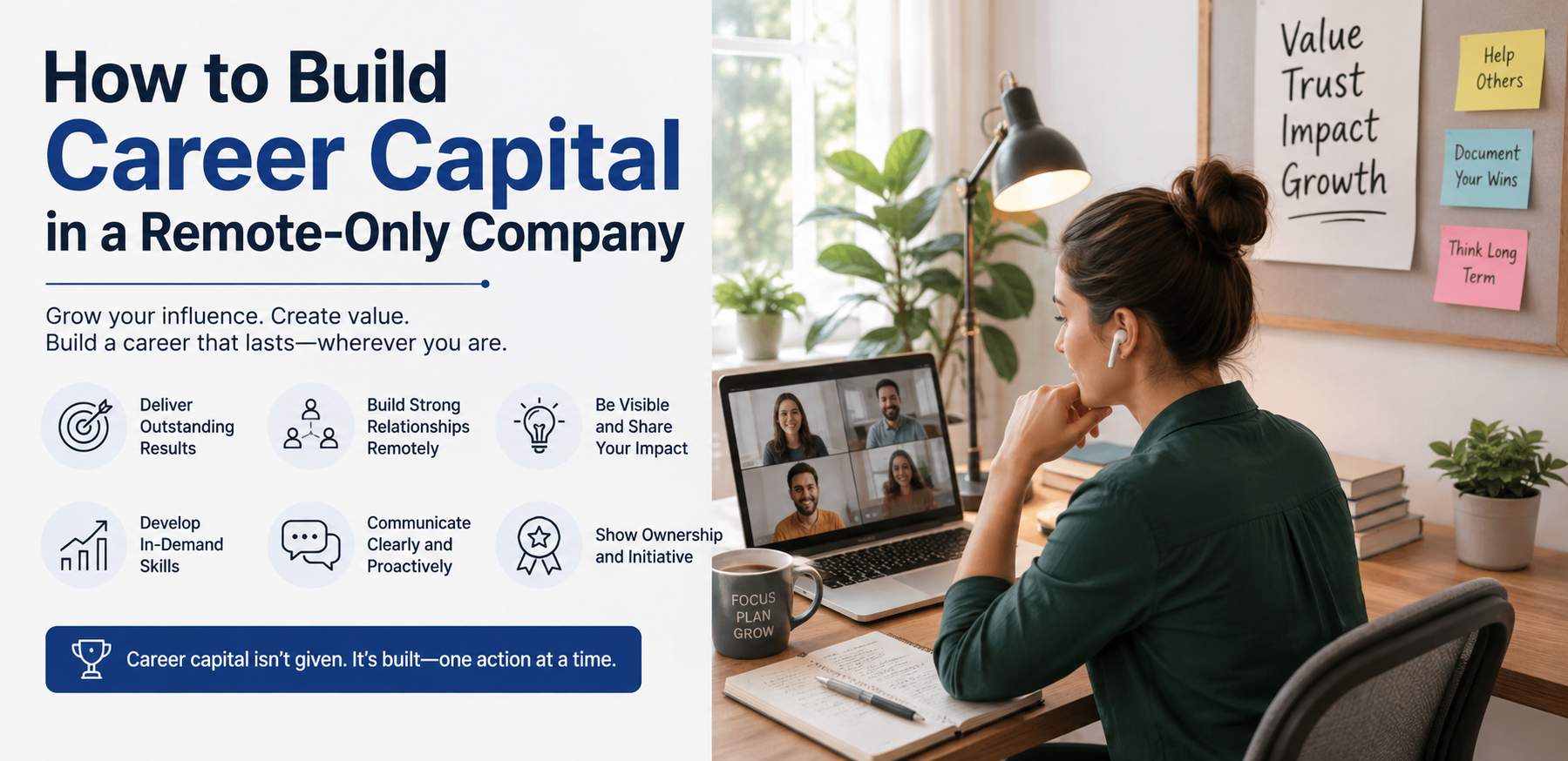 How to Build Career Capital in a Remote-Only Company