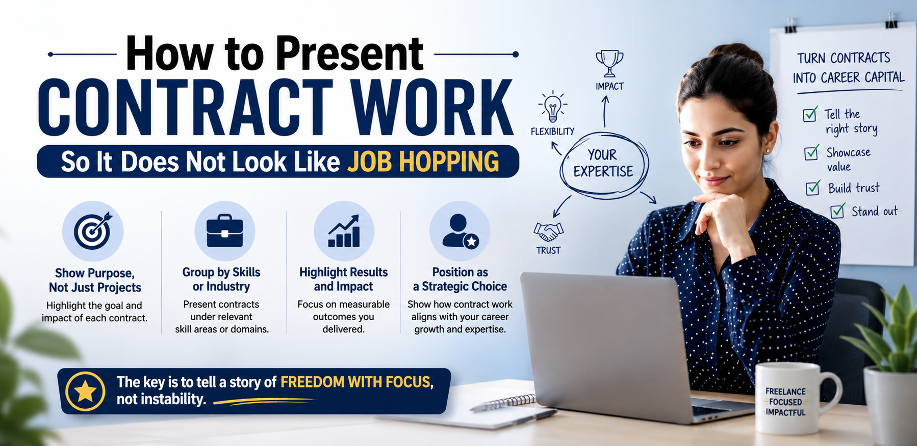 Present Contract Work So It Does Not Look Like Job Hopping