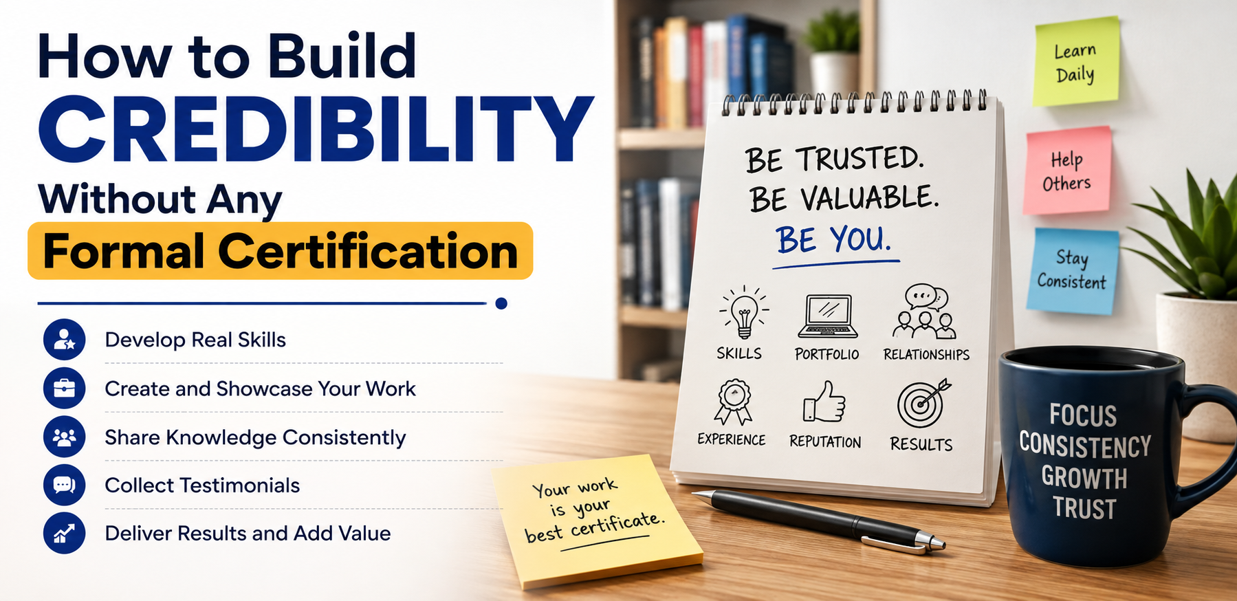 How to Build Credibility Without Any Formal Certification