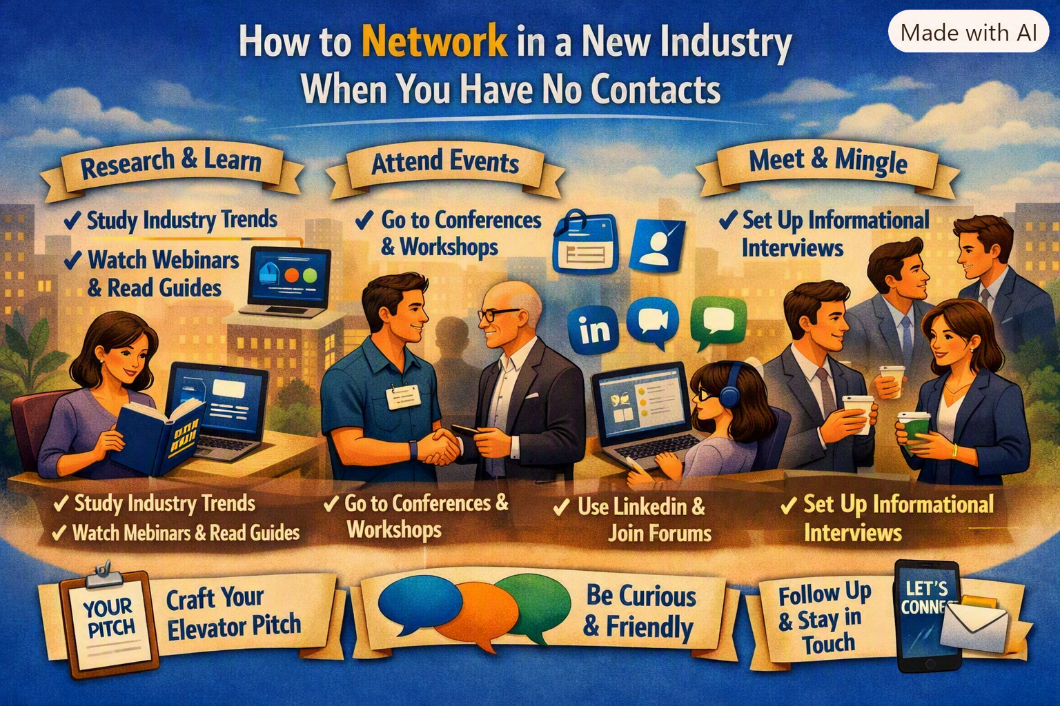 How to Network in a New Industry When You Have No Contacts