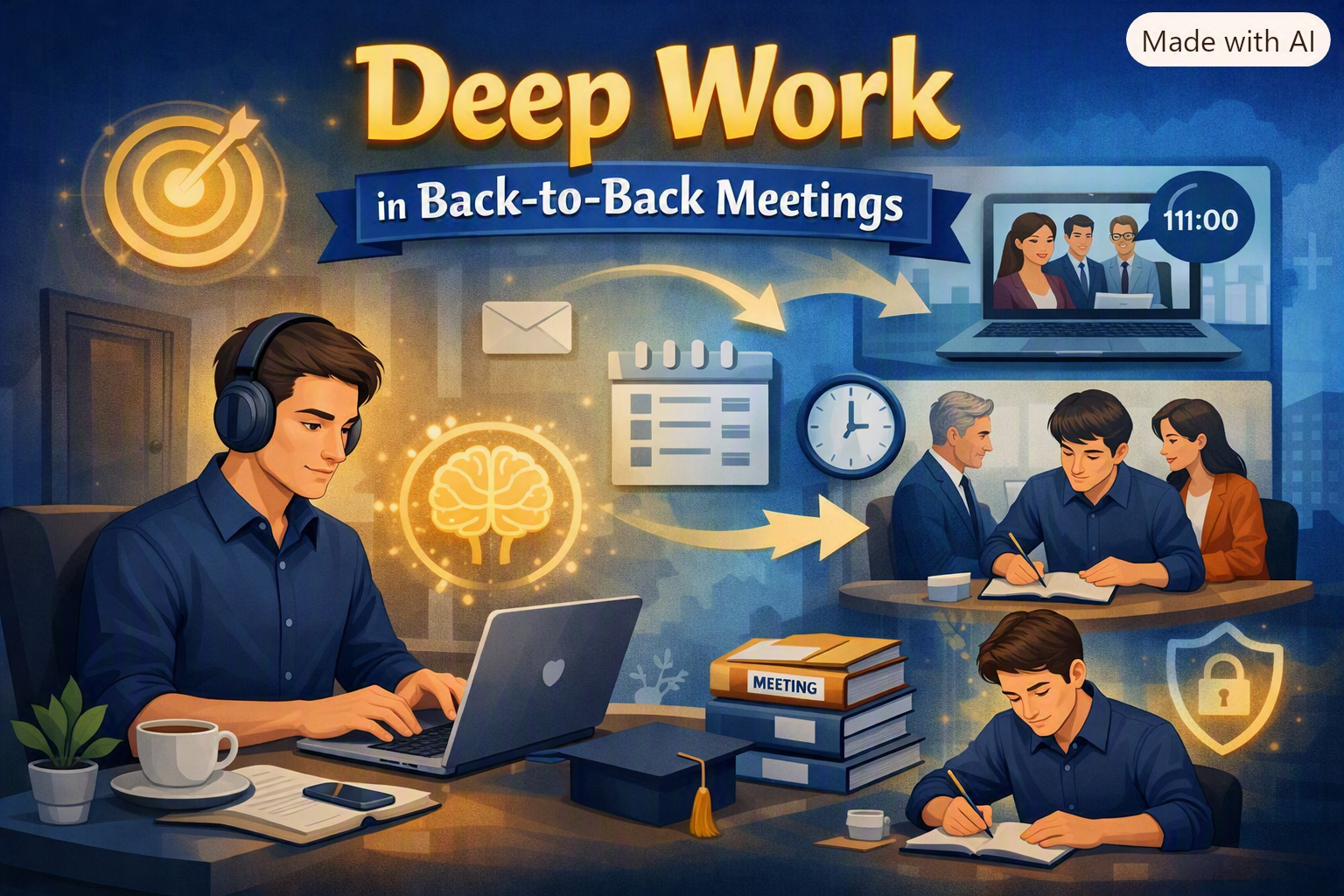 Use Deep Work Principle When You Have Back-to-Back Meetings