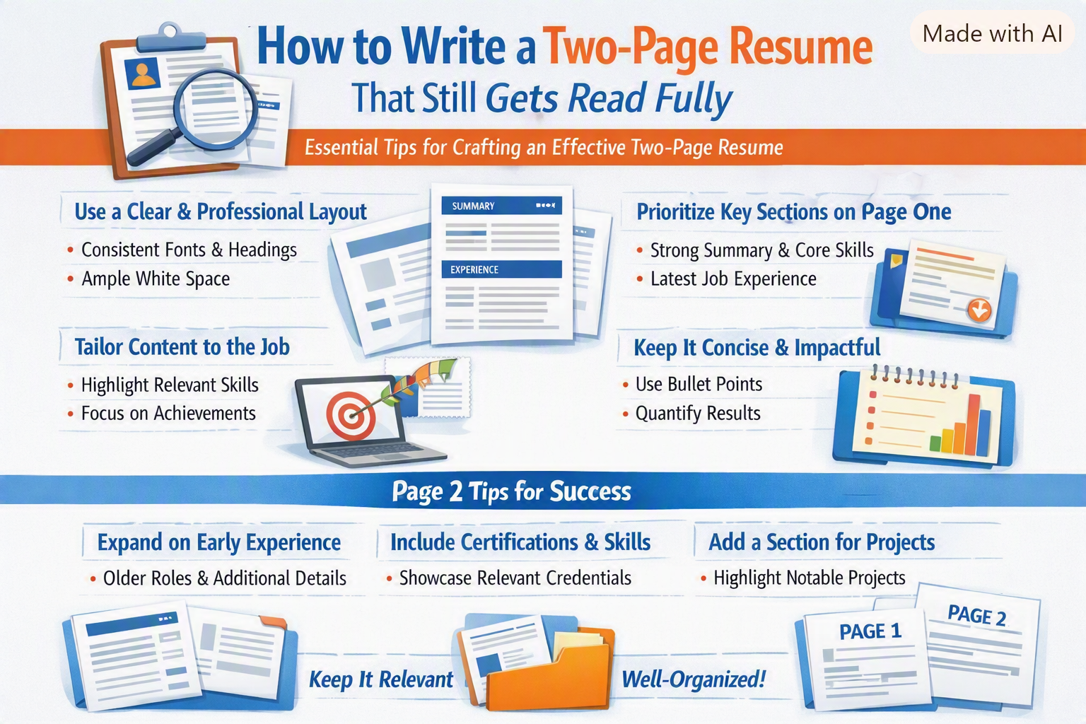 How to Write a Two-Page Resume That Still Gets Read Fully
