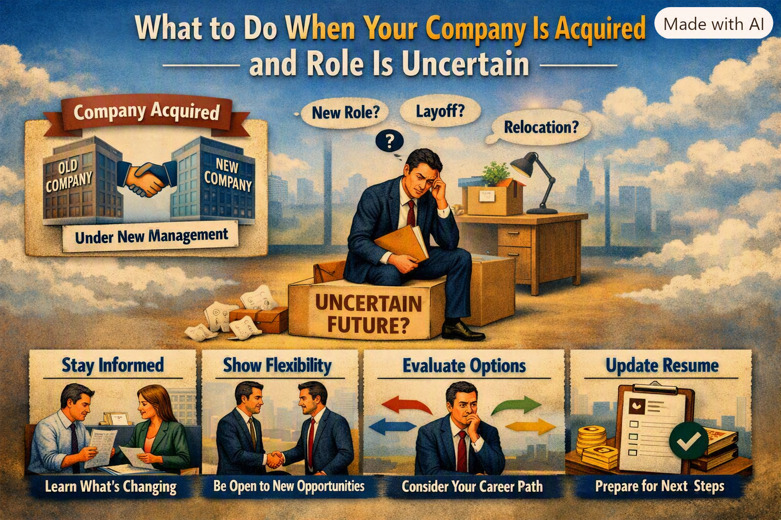 What to Do When Your Company Is Acquired and Role Is Uncertain