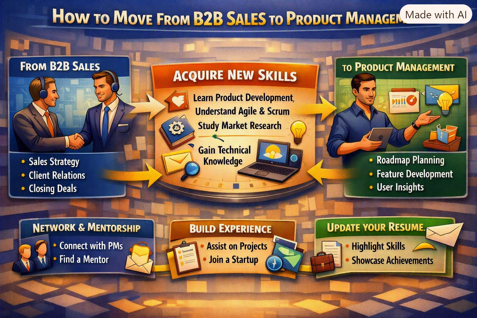 How to Move From B2B Sales to Product Management