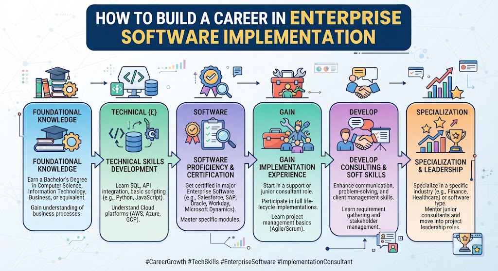 How to Build a Career in Enterprise Software Implementation