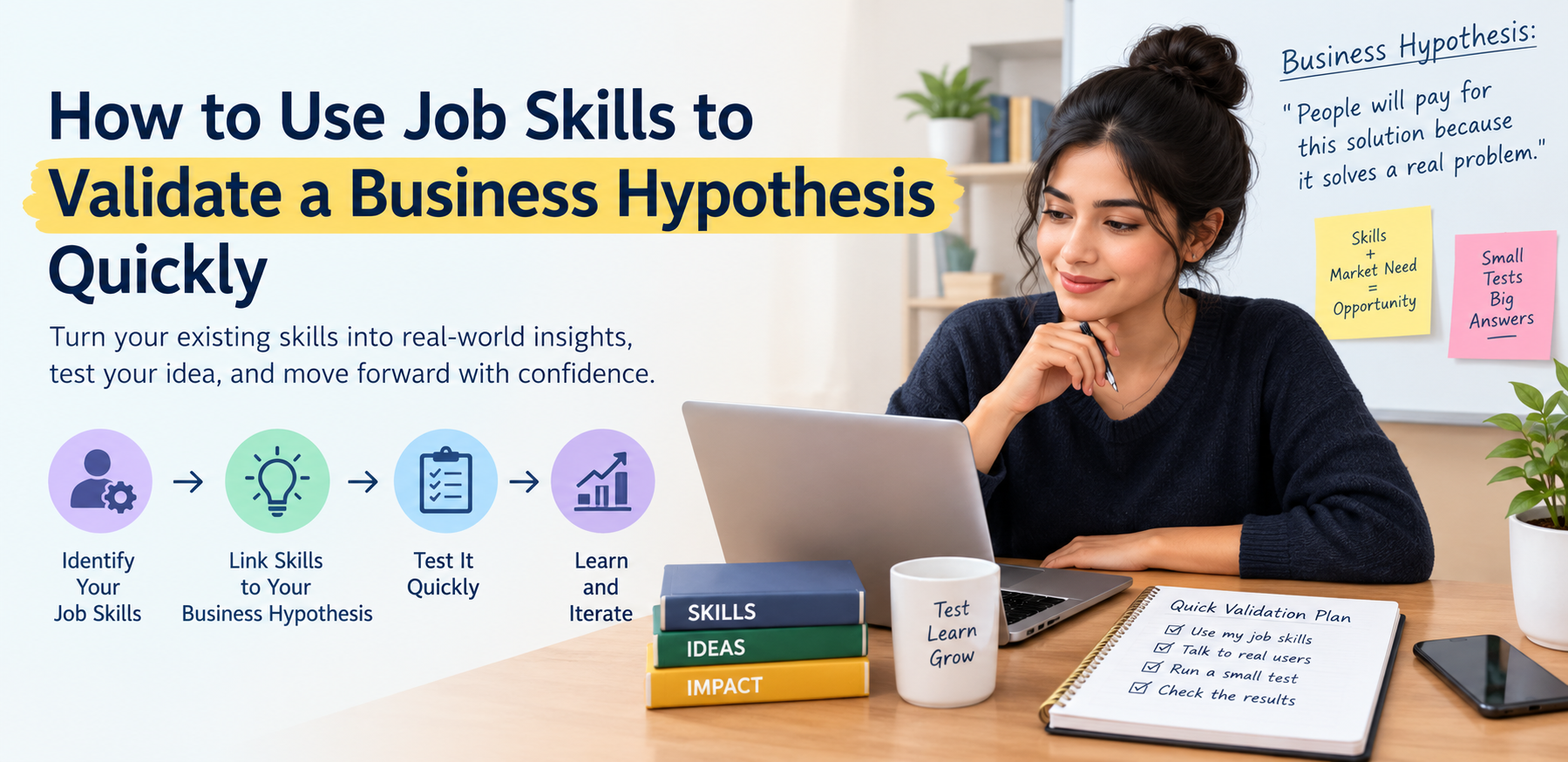 How to Use Job Skills to Validate a Business Hypothesis Quickly