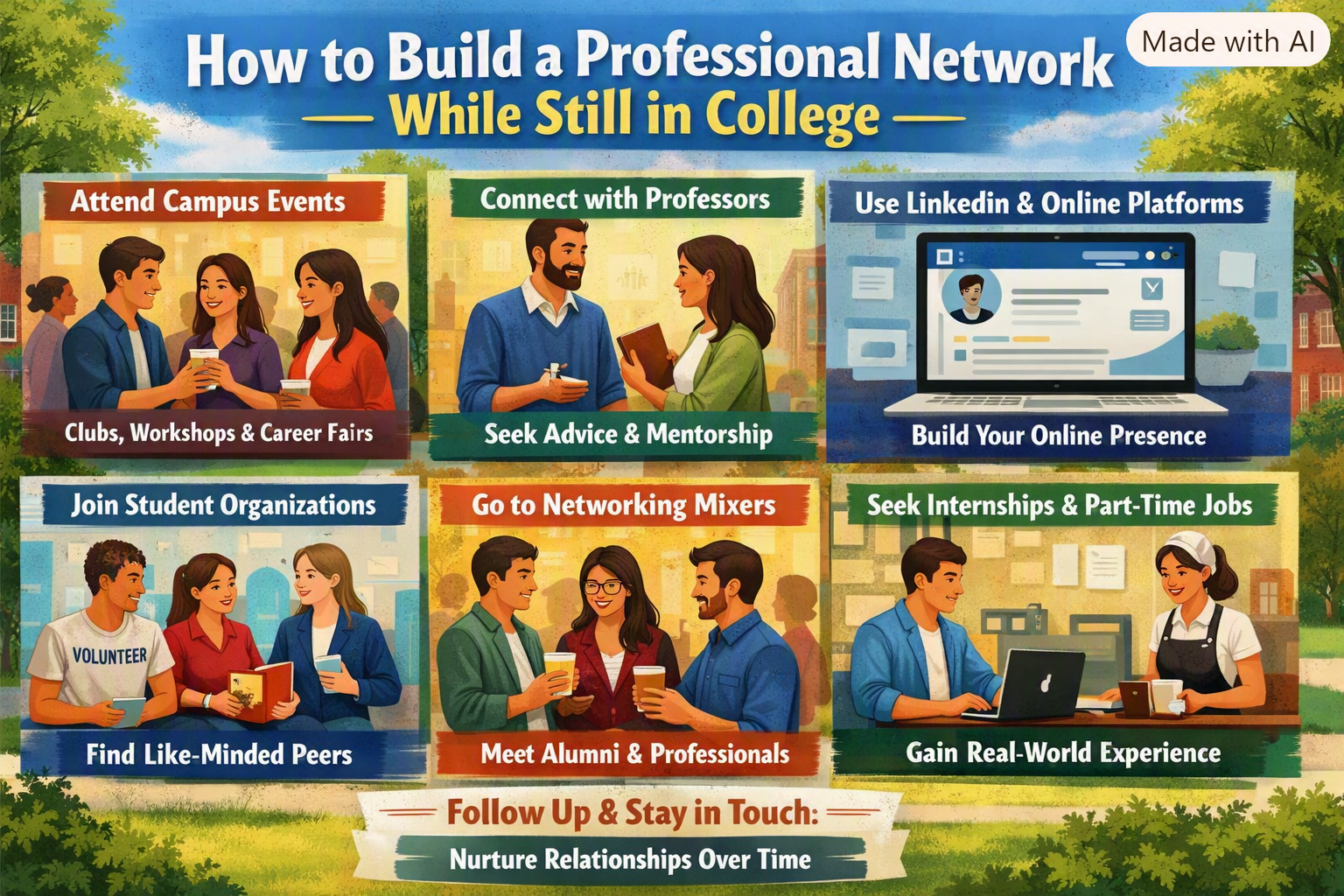 How to Build a Professional Network While Still in College