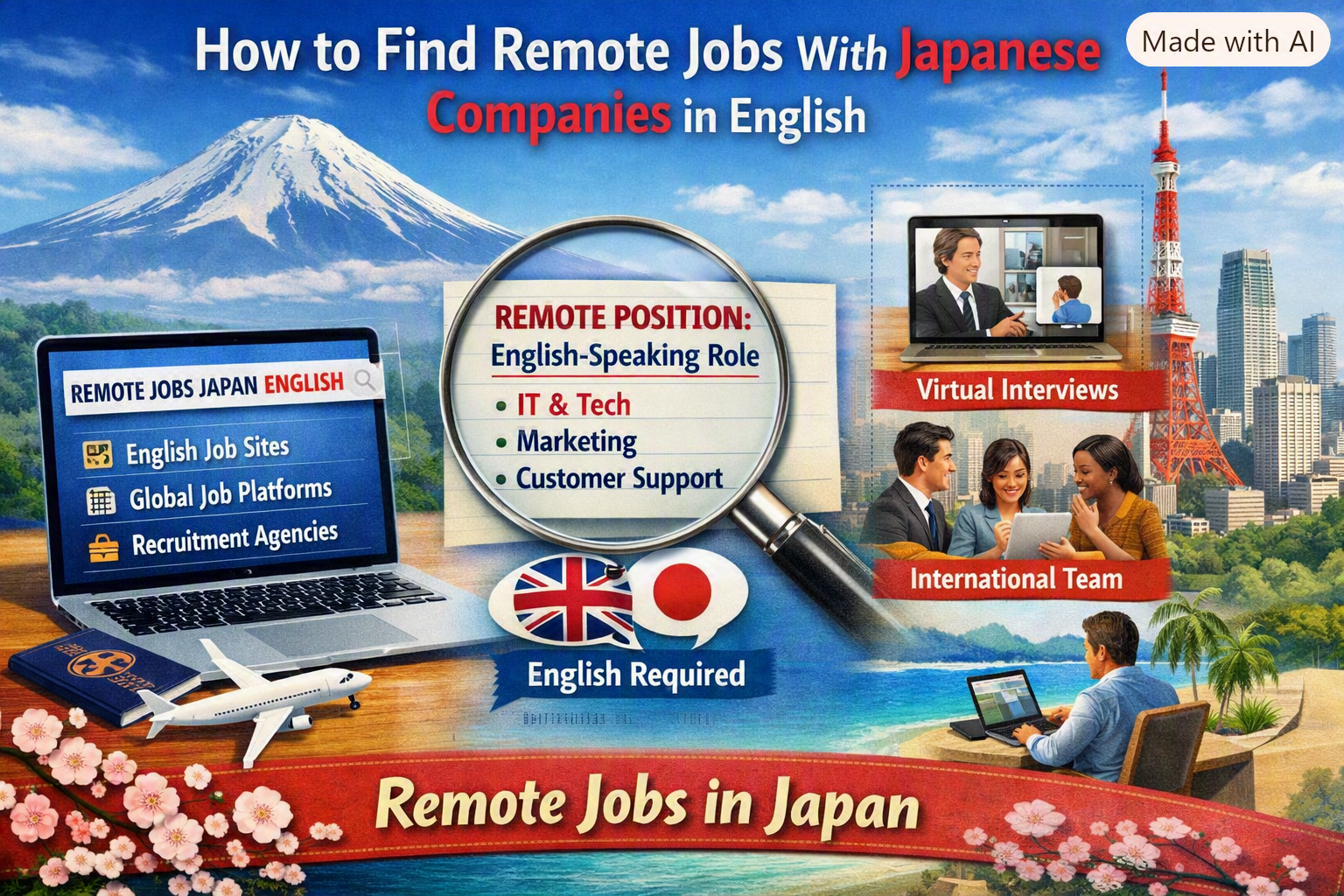 Find Remote Jobs With Japanese Companies That Work in English