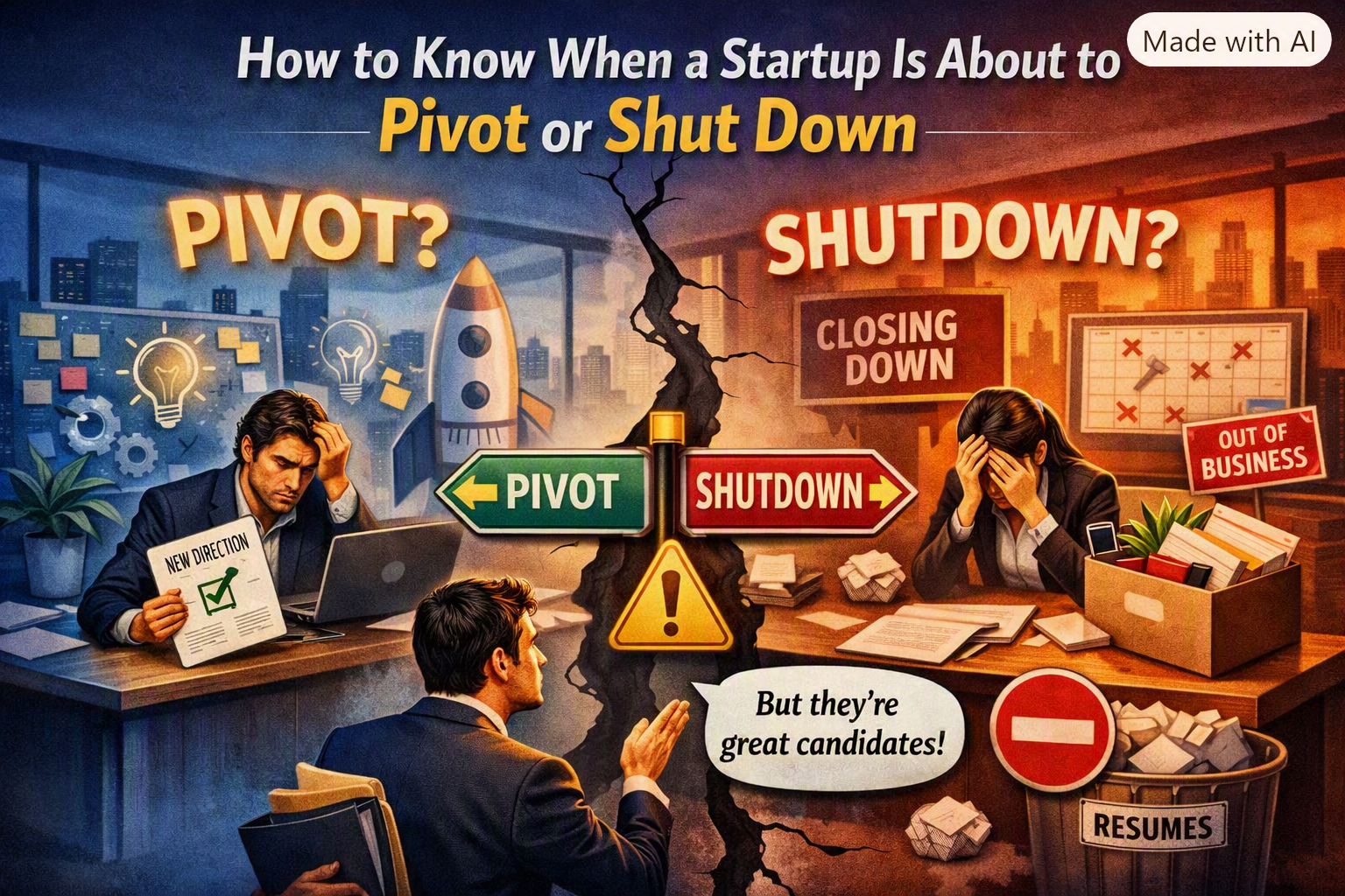 How to Know When a Startup Is About to Pivot or Shut Down