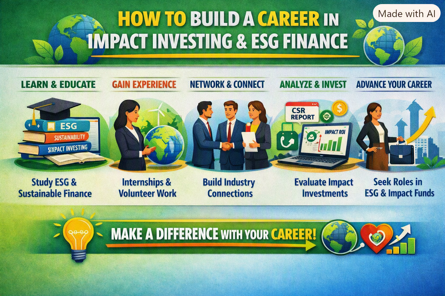 How to Build a Career in Impact Investing and ESG Finance