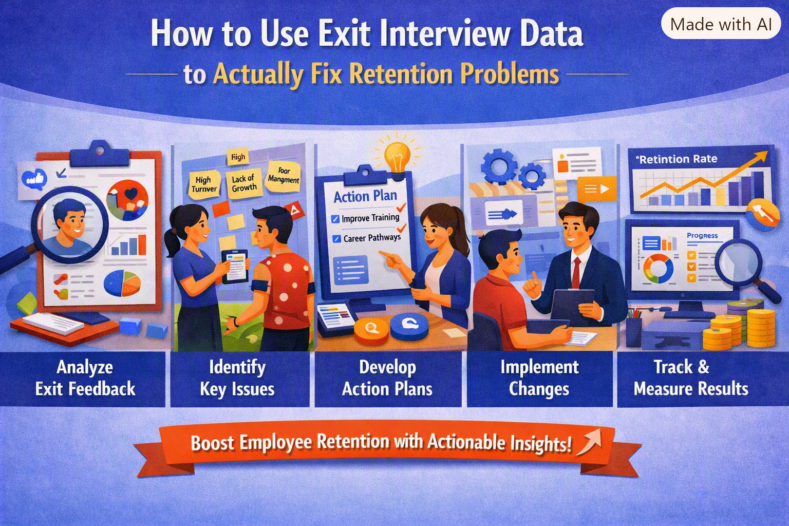 How to Use Exit Interview Data to Actually Fix Retention Problems
