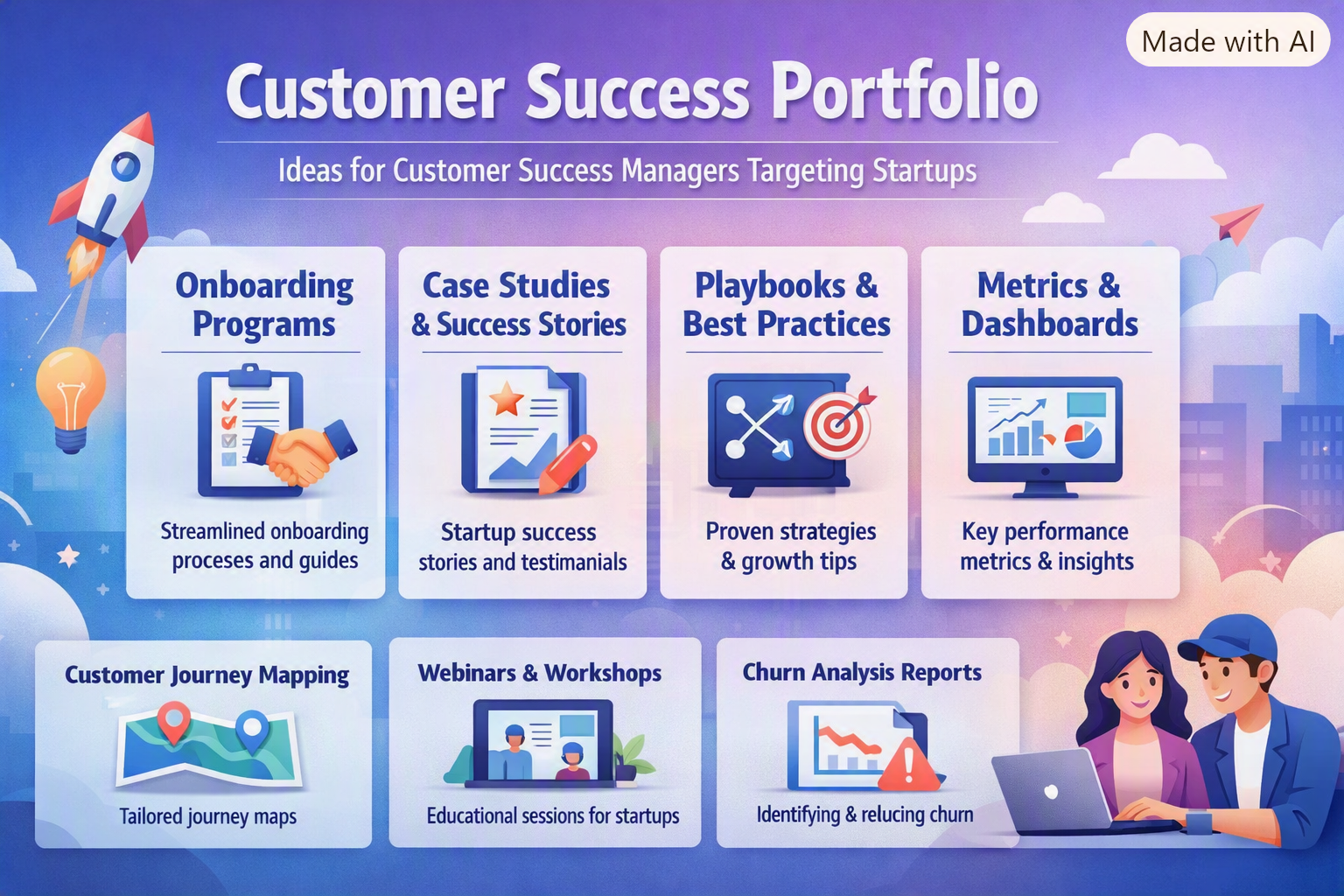 Portfolio Ideas for Customer Success Managers Targeting Startups