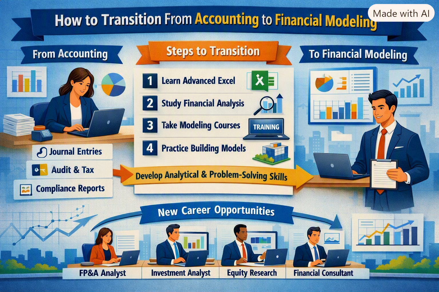 How to Transition From Accounting to Financial Modeling