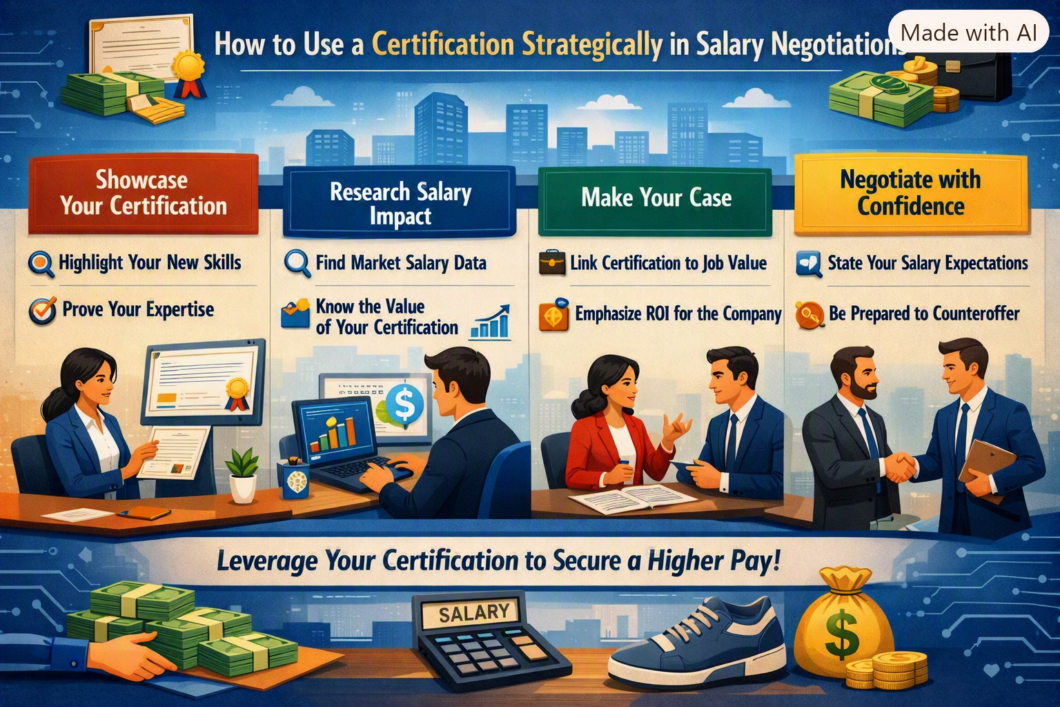 How to Use a Certification Strategically in Salary Negotiations