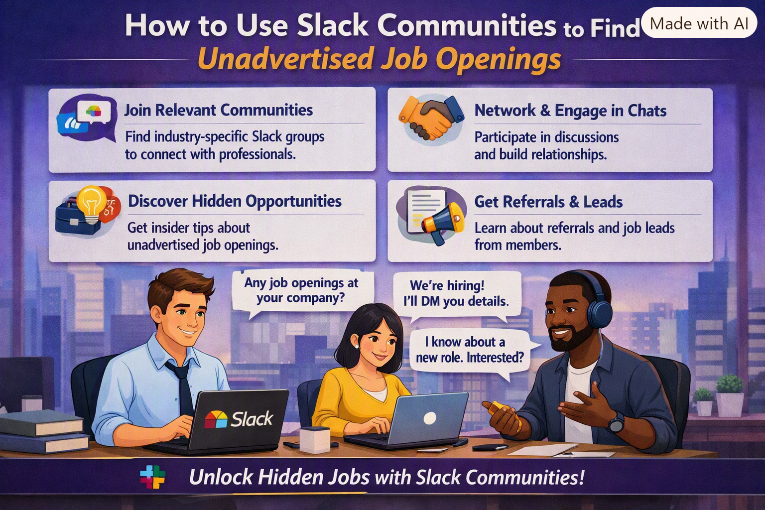 Use Slack Communities to Find Unadvertised Job Openings Essay