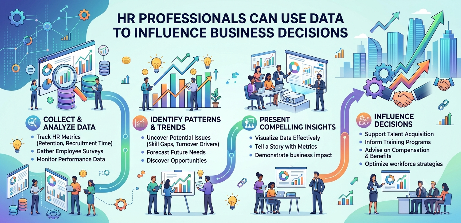 HR Professionals Can Use Data To Influence Business Decisions