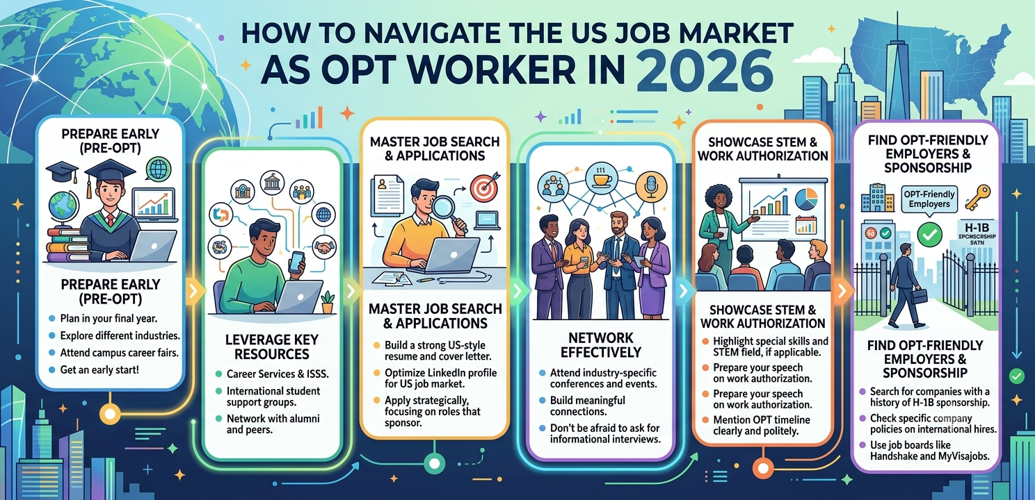 How to Navigate the US Job Market as OPT Worker in 2026