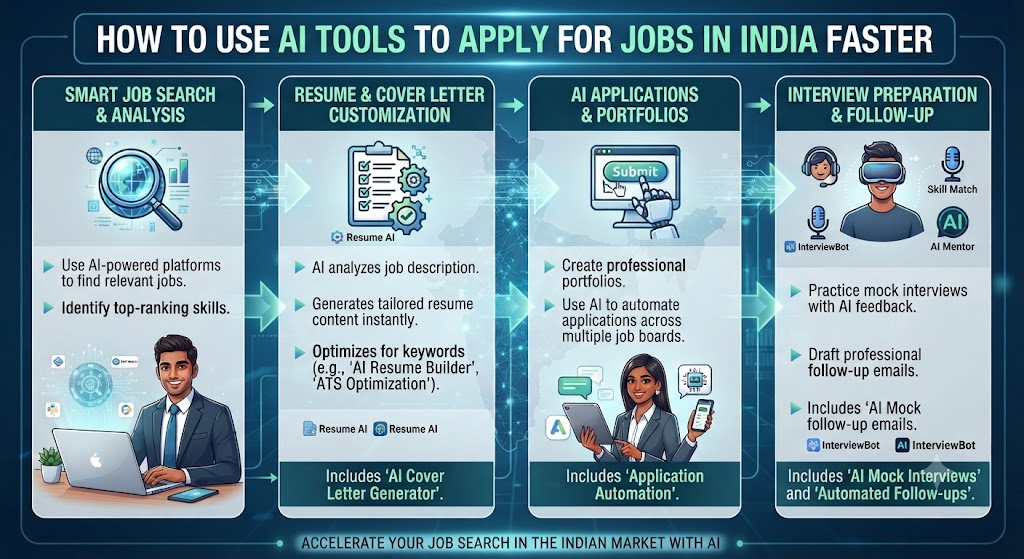 How to Use AI Tools to Apply for Jobs in India Faster