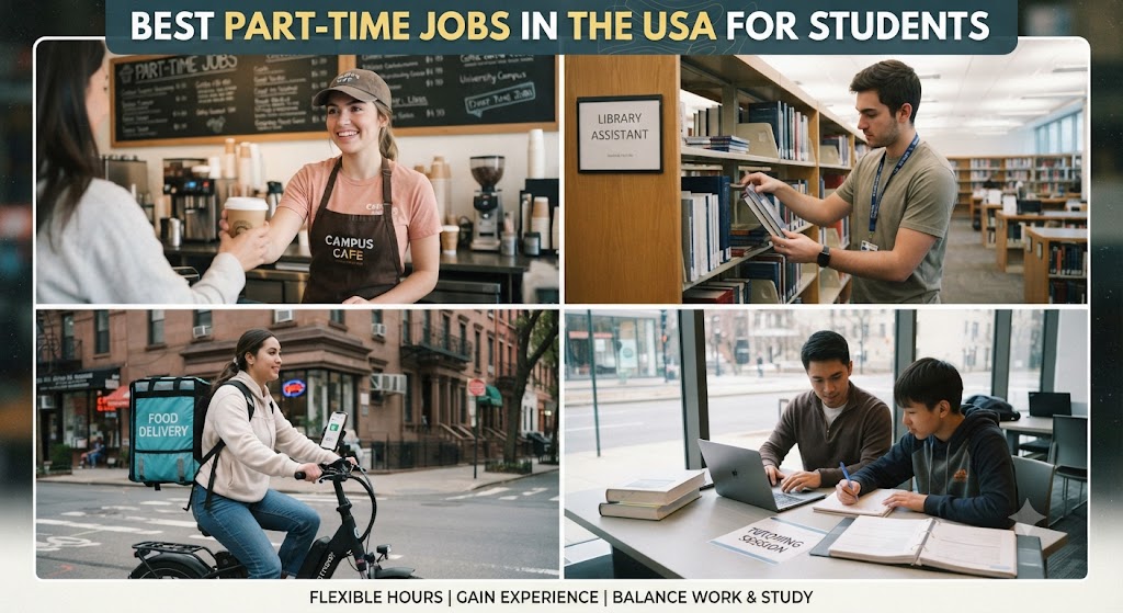 Best Part-Time Jobs in the USA for Students