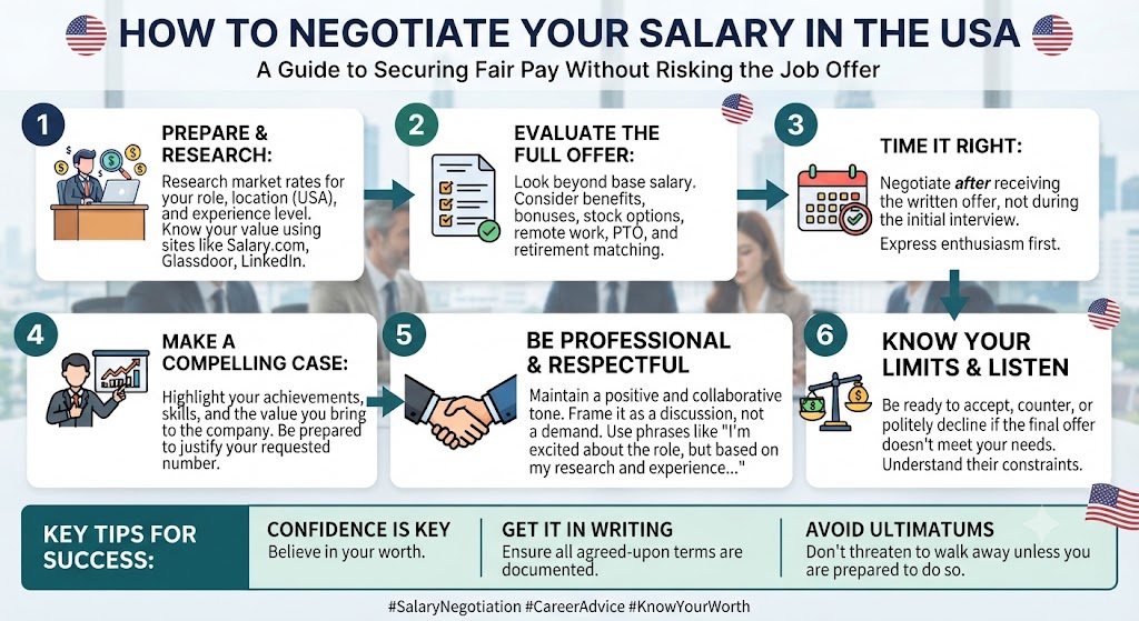 How to Negotiate Your Salary in the USA Without Losing the Offer