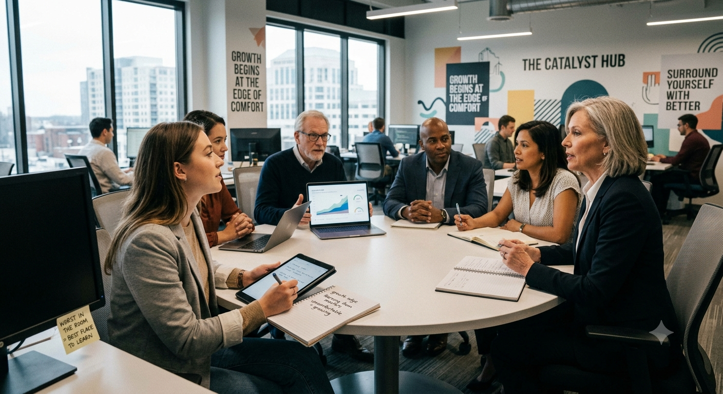 Why Being the Worst Person in the Room is a Growth Strategy
