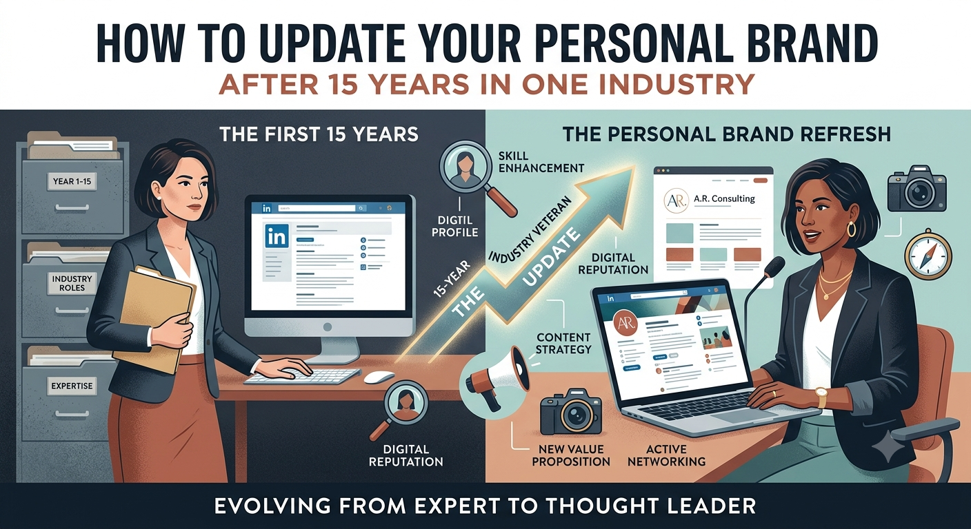 How to Update Your Personal Brand After 15 Years in One Industry