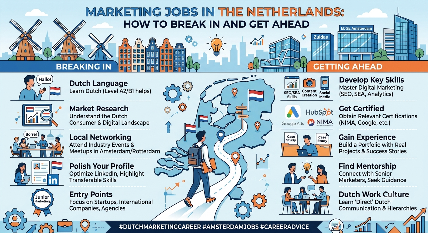 Marketing Jobs in the Netherlands: How to Break In and Get Ahead