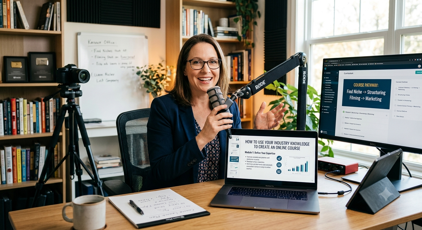 How to Use Your Industry Knowledge to Create an Online Course