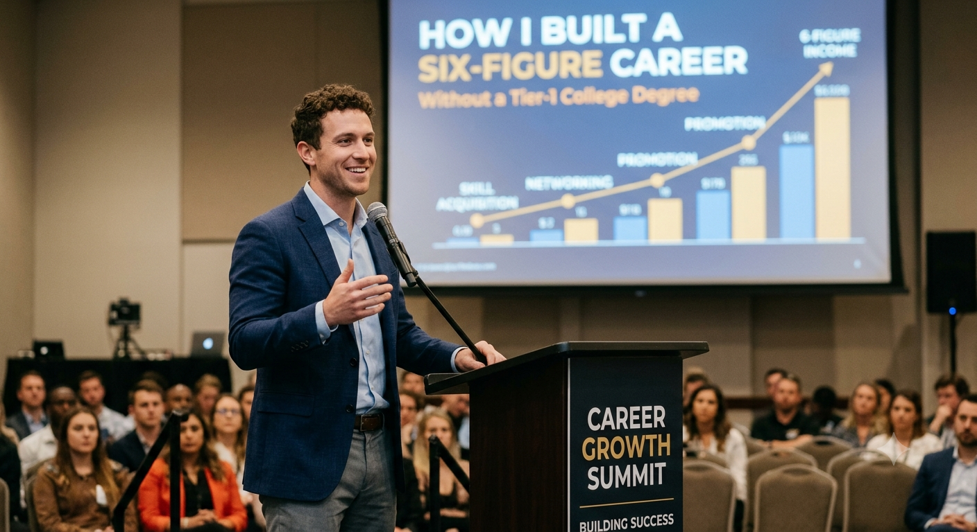 How I Built a Six-Figure Career Without a Tier-1 College Degree