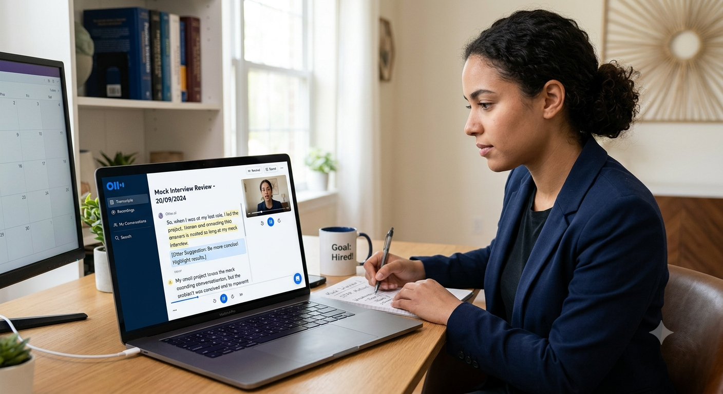 How to Use Otter.ai to Review Your Mock Interview Answers