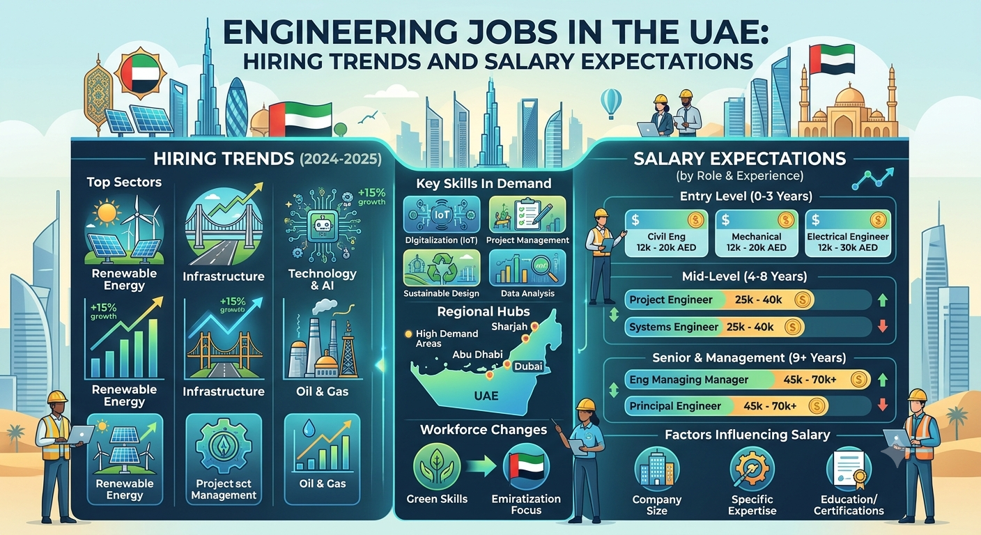 Engineering Jobs in the UAE: Hiring Trends and Salary Expectations