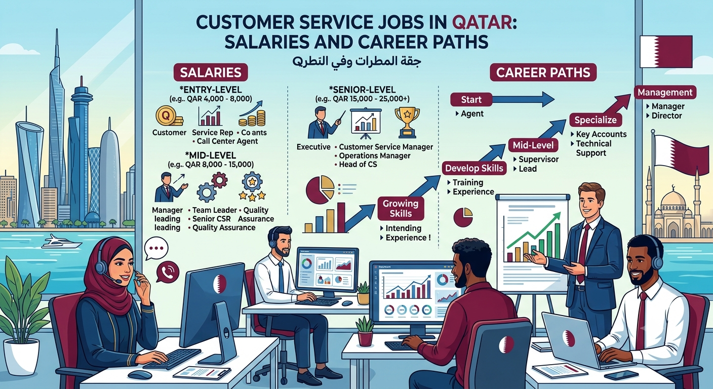 Customer Service Jobs in Qatar: Salaries and Career Paths