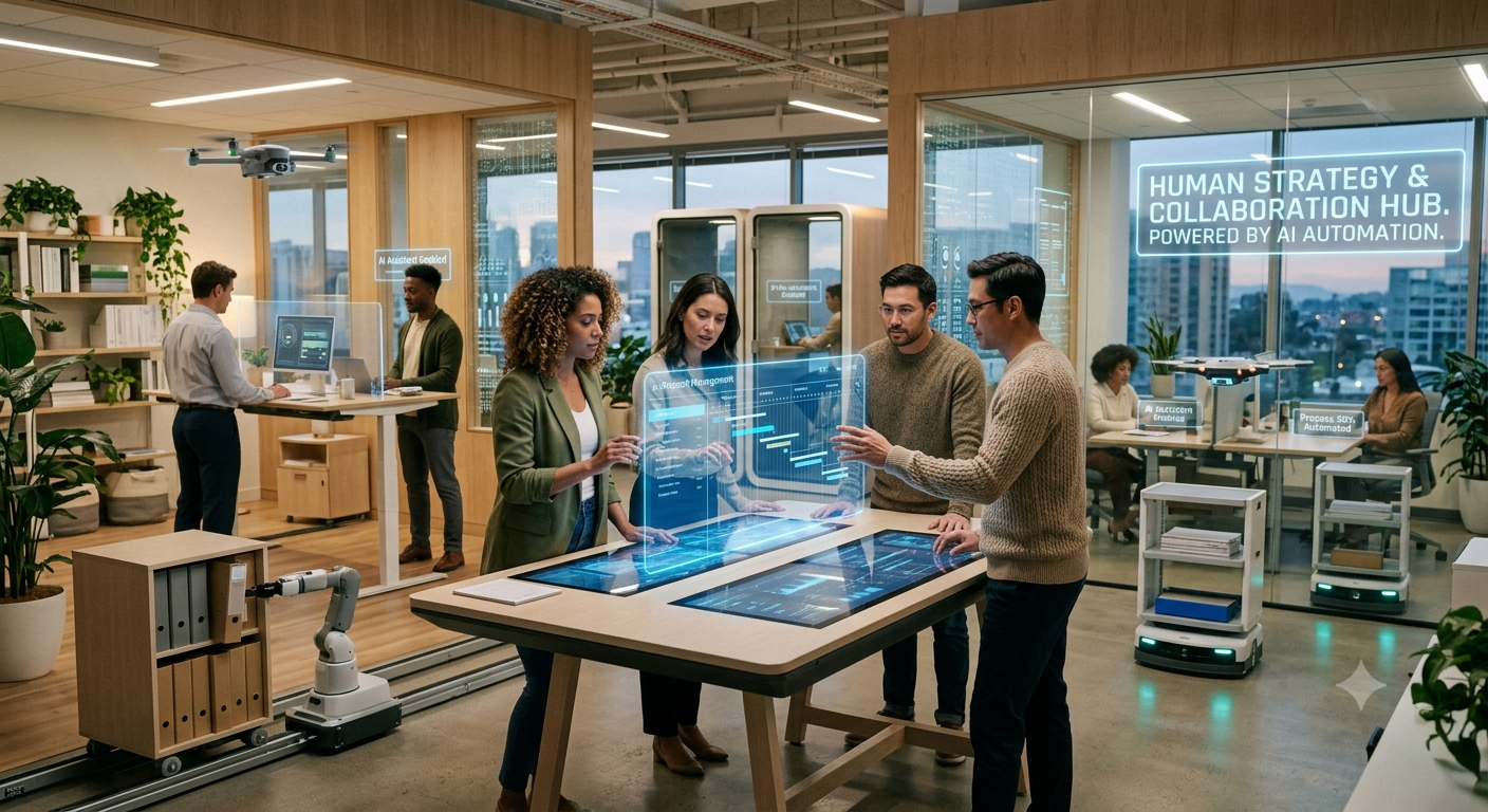 What Work Will Look Like When AI Handles 50 Percent of Tasks