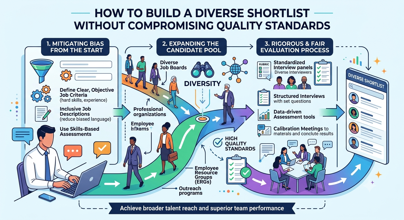 How to Build a Diverse Shortlist Without Compromising Quality Standards