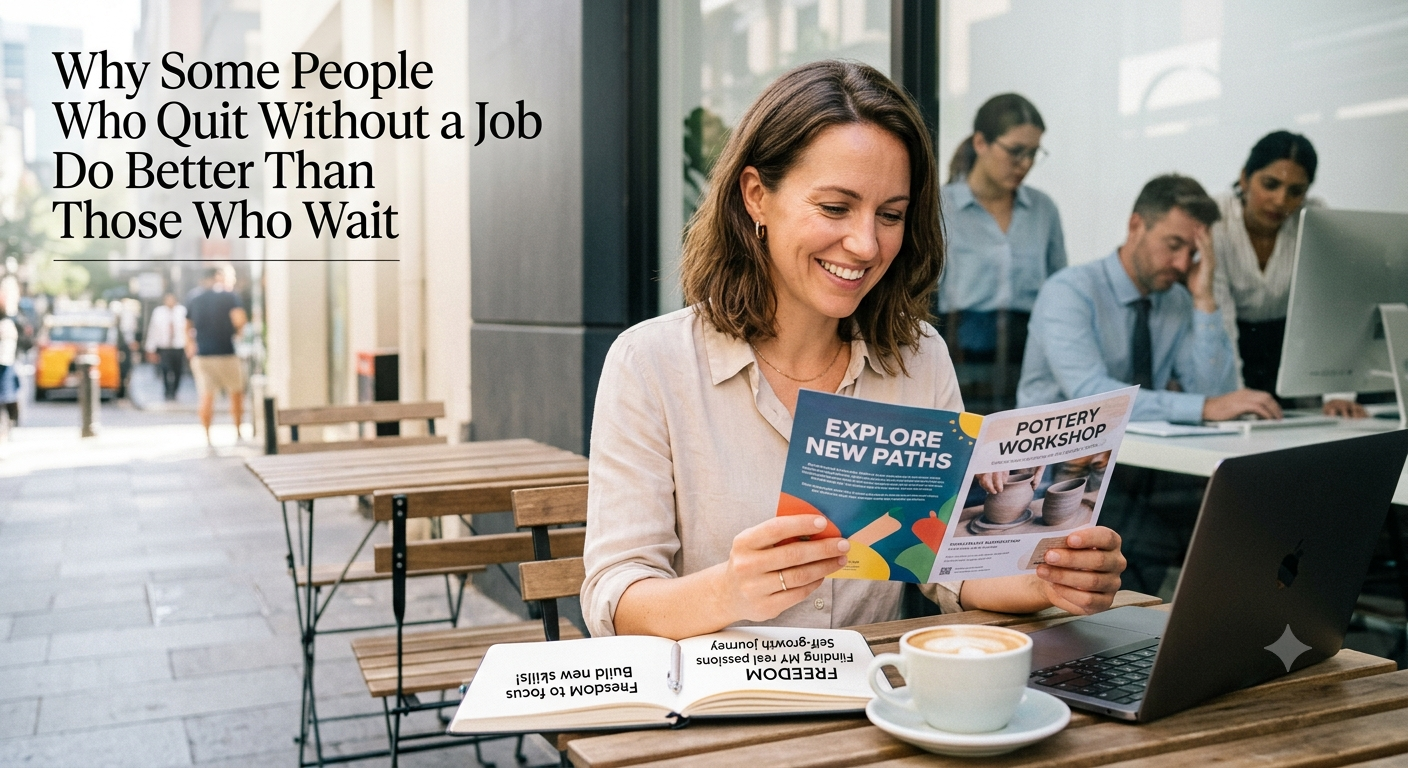 Why Some People Who Quit Without a Job Do Better Than Those Who Wait