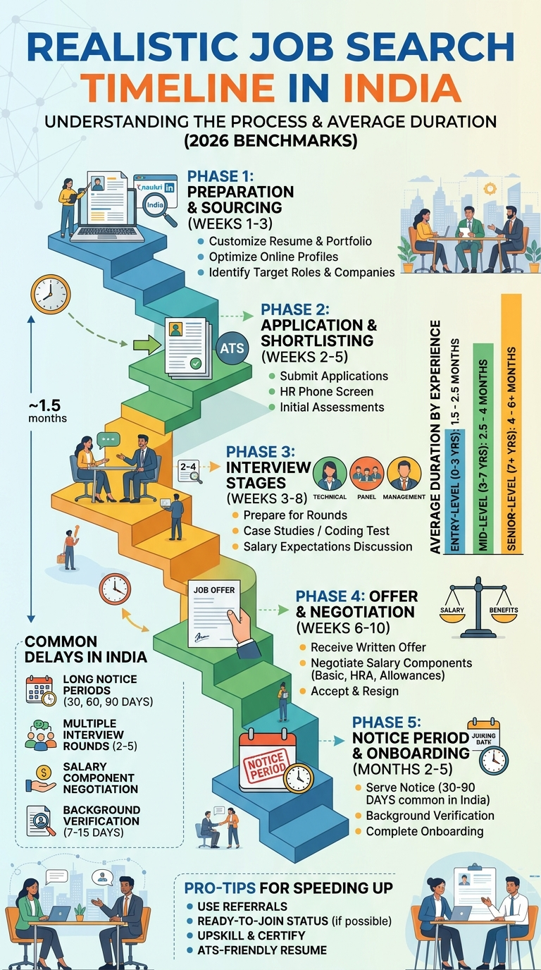 How Long Does a Job Search Take in India? Realistic Timelines